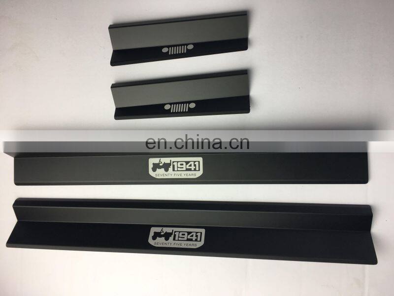 For Jeep JK J307 for wrangler accessories Aluminum Alloy threshold of 4 door FOR JEEP JK 2007-2017