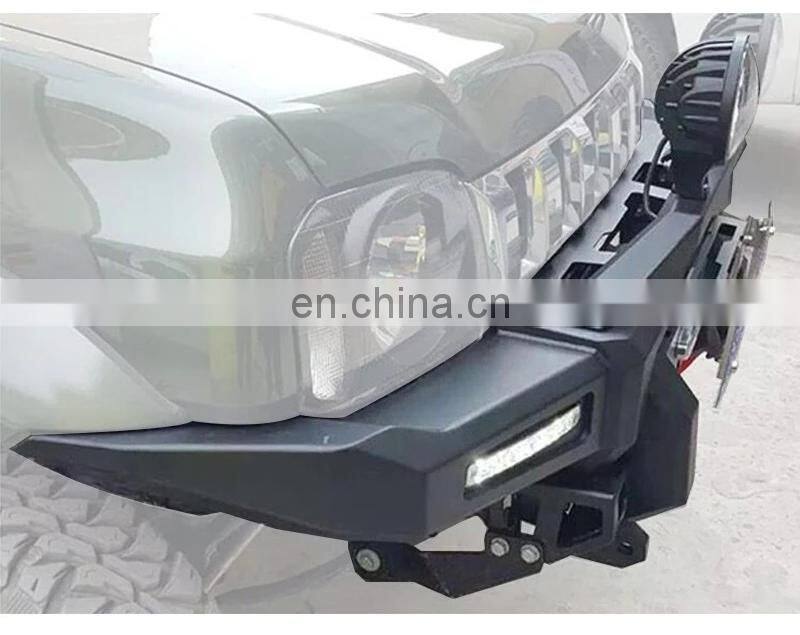 Japanese car accessories front bumper bar with fog lamp for Suzuki Jimny bull bar parts