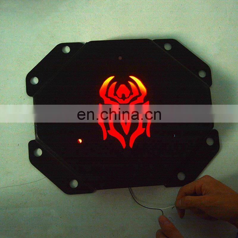 Offroad OEM Logo Tailgate Vent Cover Plate with light for Jeep Wrangler JK  4x4 accessory maiker manufacturer