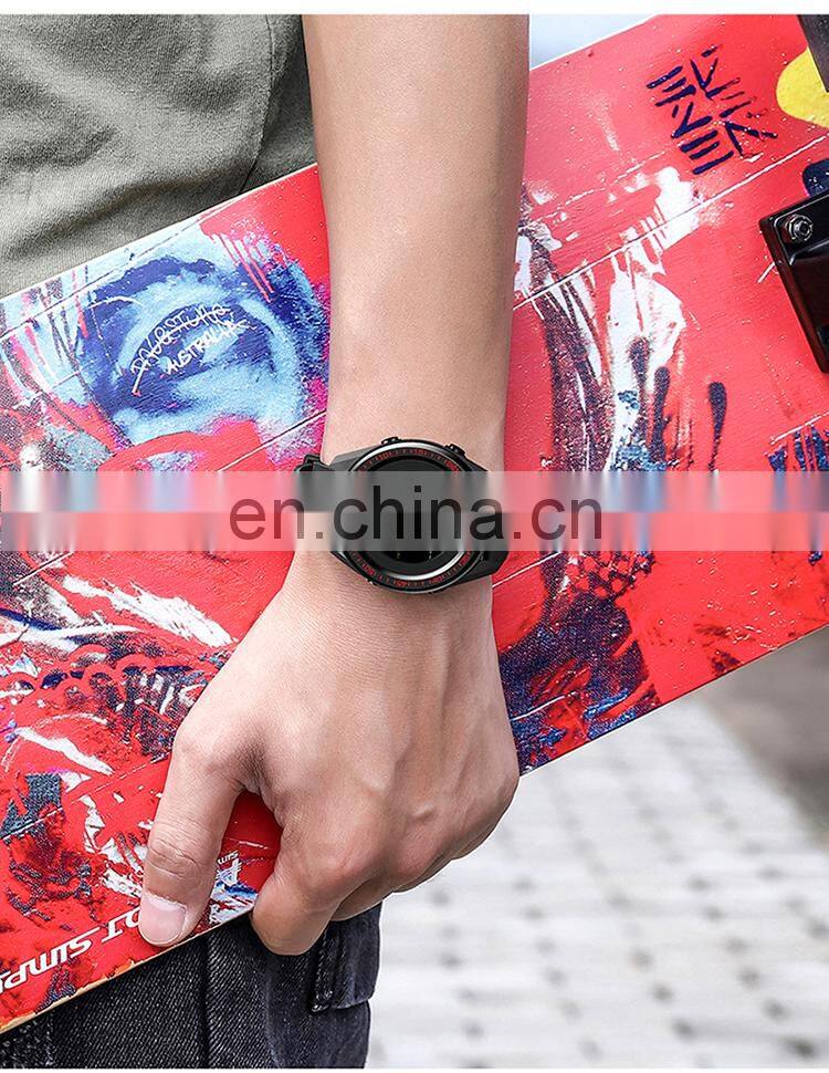 Sanda 6013 Big Screen Sport Dual Display Wrist Luxury Fitness Men Watch Other Quartz Digital Watches