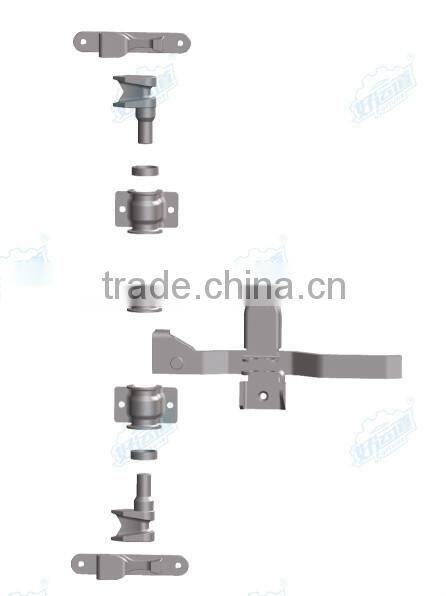131111 Trailer stainless steel door lock gear lock kit
