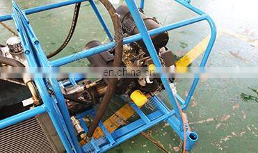 Portable Rock Drilling rig Machine with screw-type air compressor for sale