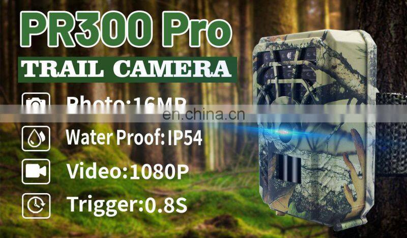 PR300 pro Outdoor IP66 Waterproof 16MP Thermo Vision wildlife Camera night vision trail Hunting Camera