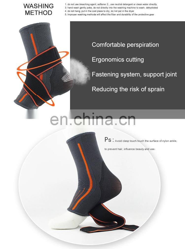 Customized Size Compression Elastic Adjustable Ankle Foot Support