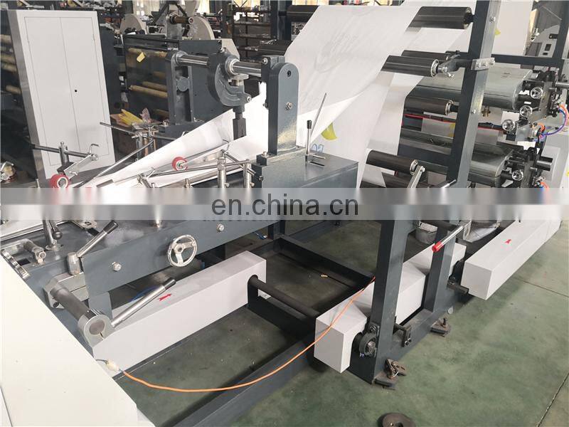 HD600E Roll fed mechanical kfc cookies snack small flat V Bottom fast Food Paper Bag forming making Machine
