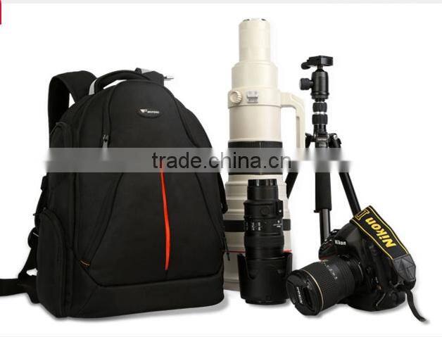 anti-theft durable fashion polyester camera backpack