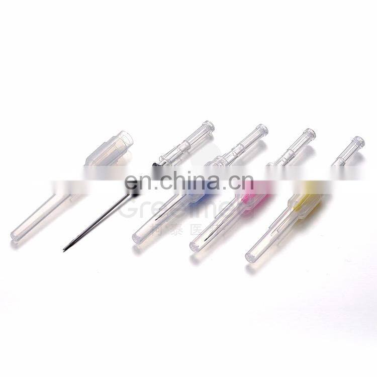 Manufacturer Medical Wings Sizes Color Iv Cannula Parts of Iv Catheter PE Injection & Puncture Instrument China Ce OEM Service