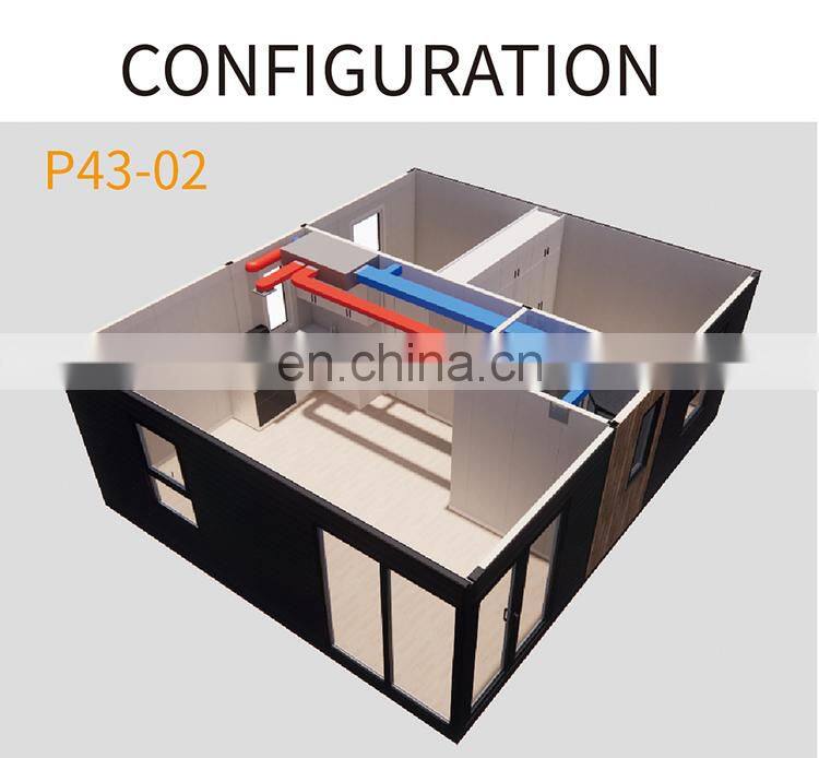 2021 factory supplier hurricane Resistant and fireproof new Modular smart house Garden house fast build