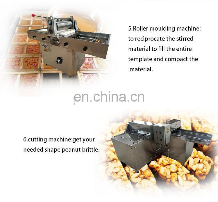 Cereal Protein Granola Nut Bar Processing Equipment Peanut Brittle Making Machine
