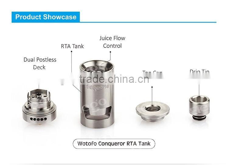 2016 New Arrival 100% Original Wotofo Conqueror RTA vs Griffin large stock from Elego