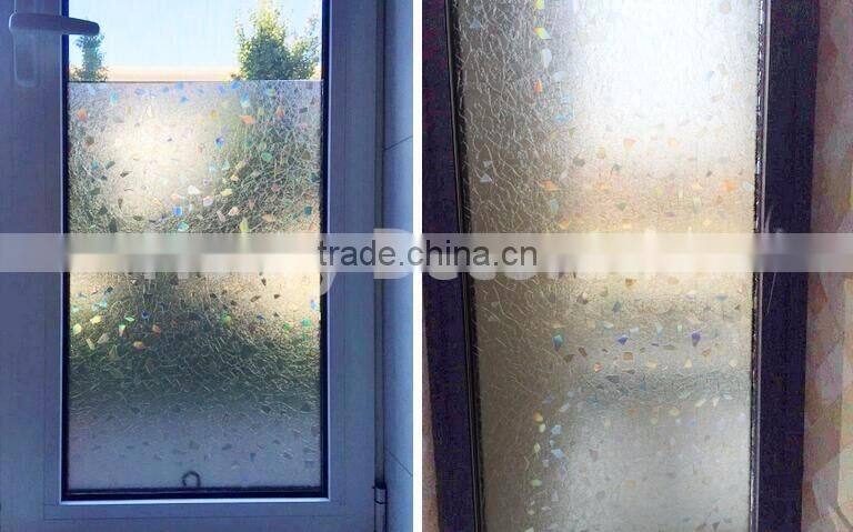 Factory direct sale self-adhesive window safety film for glass decoration