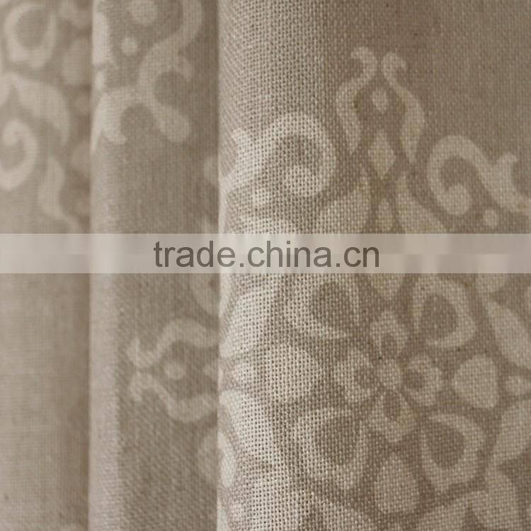 high quality fashion printed sun block curtain