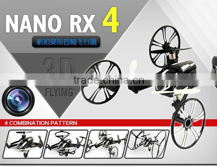 Popular New Multifunctional Quadrocopter 4 in 1 Air-Ground Skywalker Drones For Aerial Photography