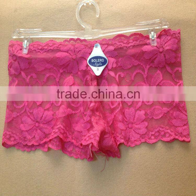 0.21USD Hot Sale Cheappest Elasticity Sexy Lace Transparent Panty (kcnk066)