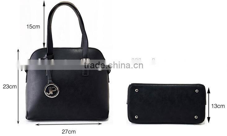 2015 wholesale Popular model design women gender PU leather handbag/tote bag