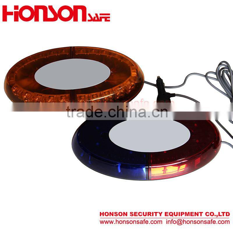HSM402 New Oval LED Amber Warning Mini Light Bar