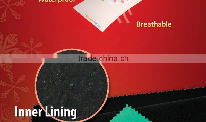 TPU Film Laminated Waterproof Breathable Sportswear Fabric