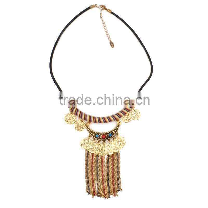 Wholesale High Quality Fancy Handmade Indian Statement Necklace 2016