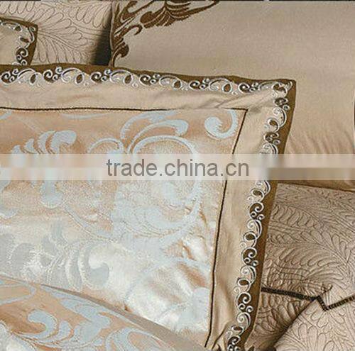 Professional manufacturer cheap jacquard satin duvet cover
