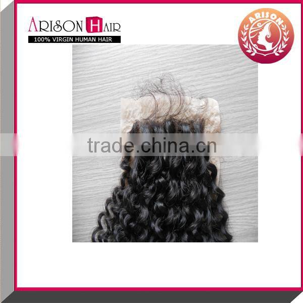 Alibaba king goods curly lace closure