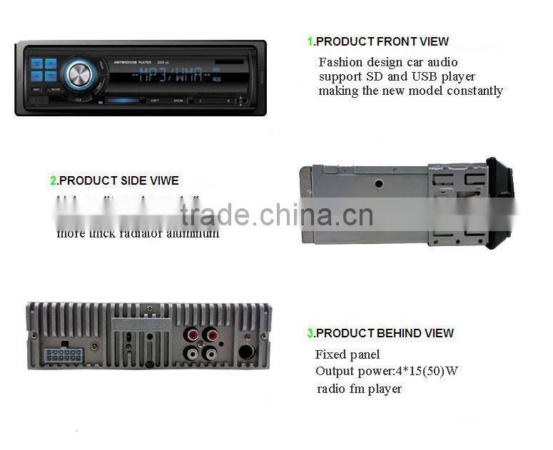 China professional manufacture car mp3 car audio usb sd player