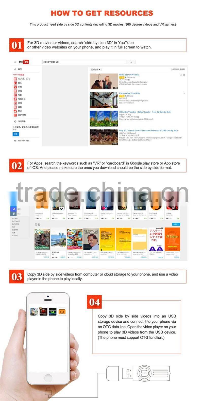 Trending hot products sex video vr box 3d vr glasses vr case 5 with a lower price hot selling in the world