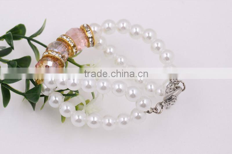 2014 Fashion Jade Bracelet CZ Diamond Beads Bracelet