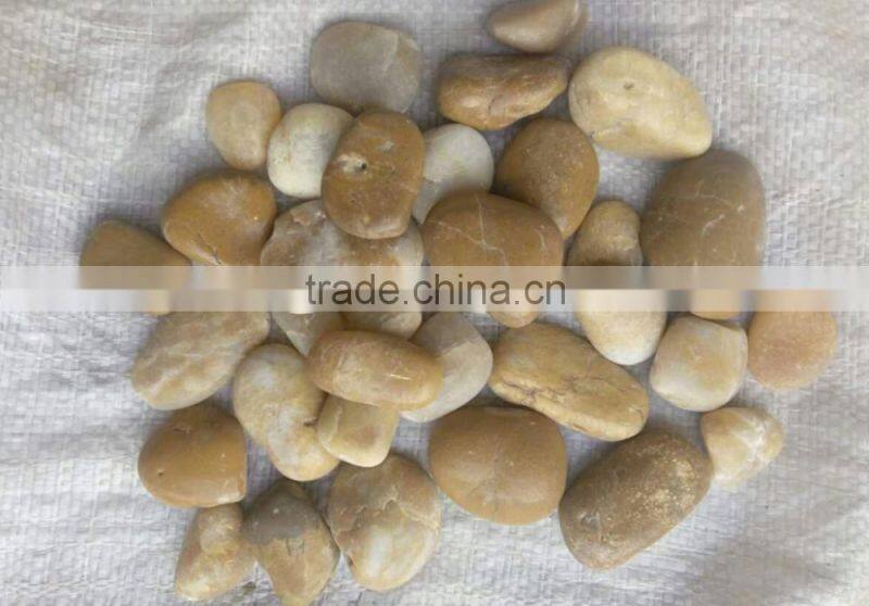 Mixed color pebble stone for sale