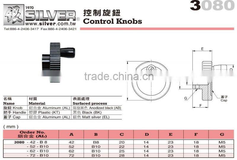 For Vertical Lathe and Metal Lathe Parts Plastic Machine control knob