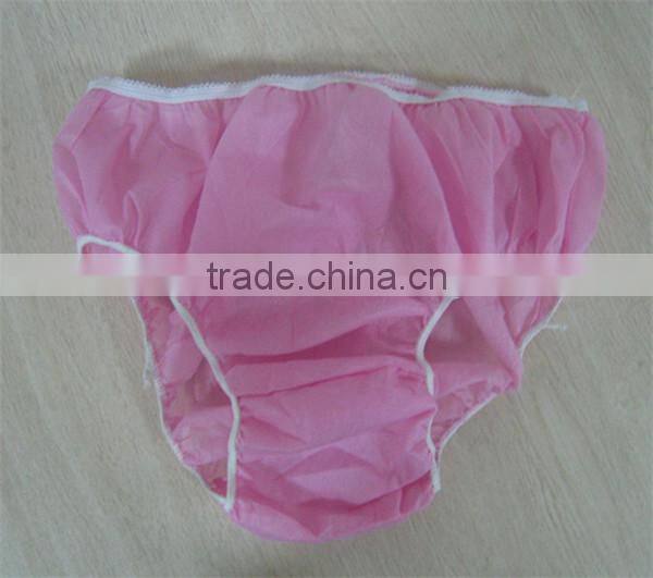 Non Woven Fabric Women Spa Disposable Underwear For Salon Hospital