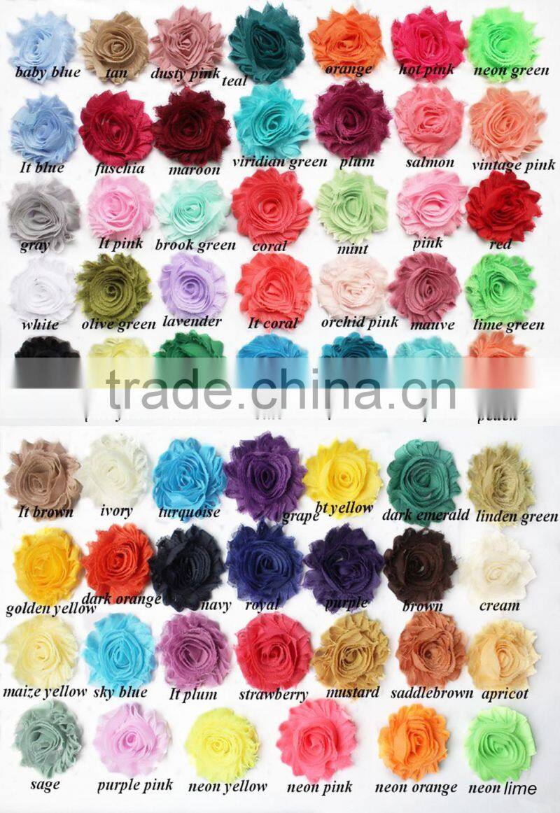 Cute Clover Chiffon Shabby Trim,Shabby Chic Flower