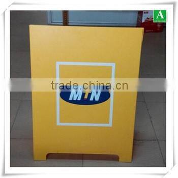 Stand Up Display Stand Plastic Vacuum formed advertising board