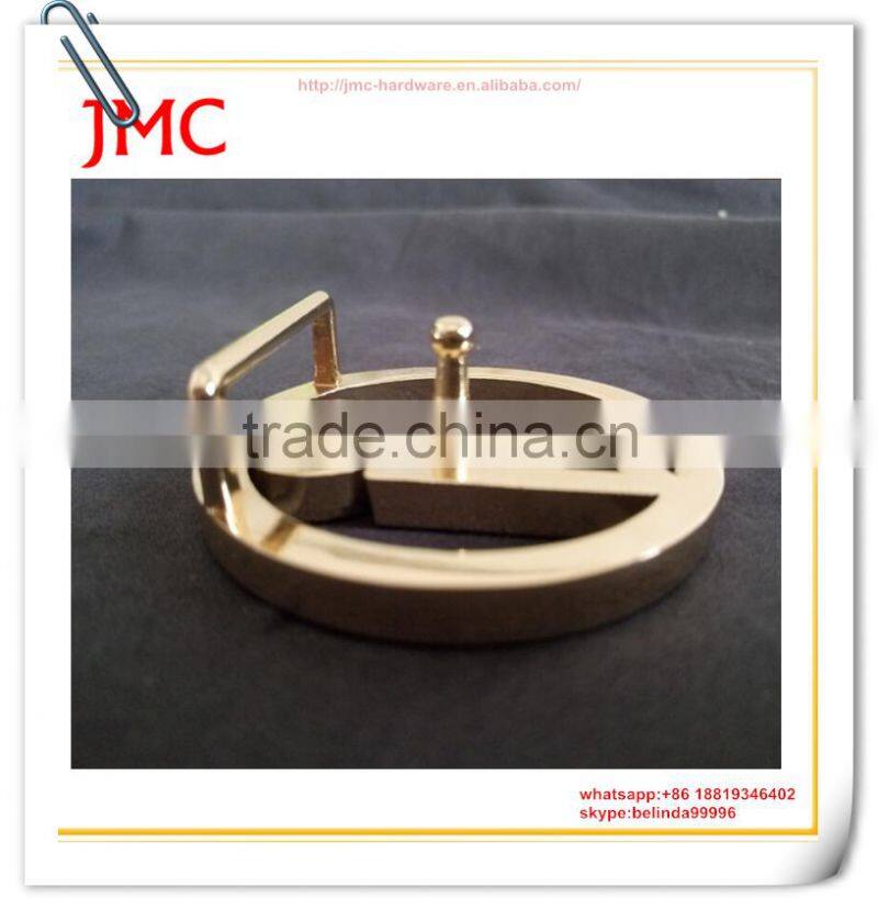 2016 hot sale Custom Factory diamond circular smooth buckle