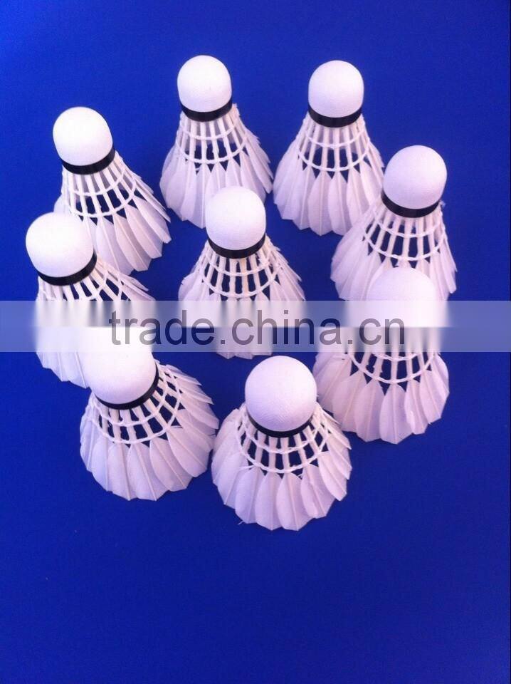 3Pcs Goose Feather Shuttlecock Cork Badminton