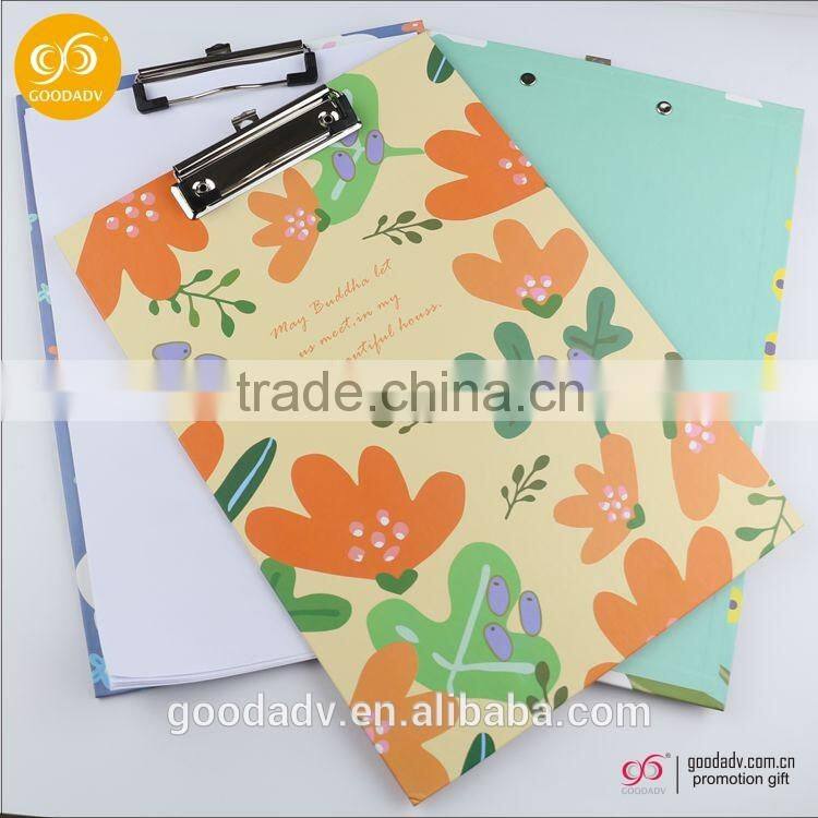 2016 popular selling A4 A5 plastic clip board pp writing board for student in China