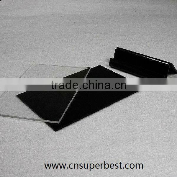 Custom bottle shape acrylic menu holder