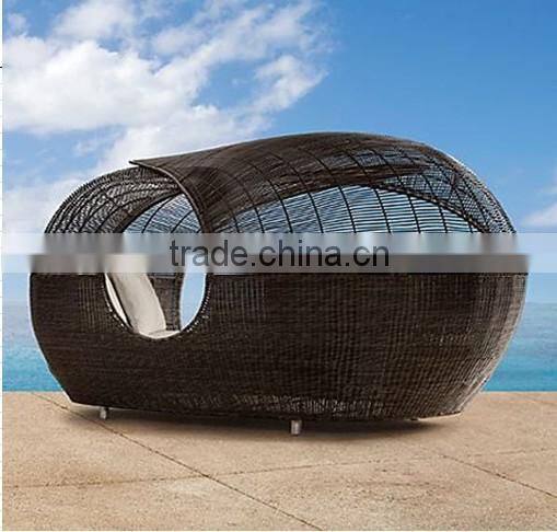 Granco KAL725 luxury rattan sun lounger