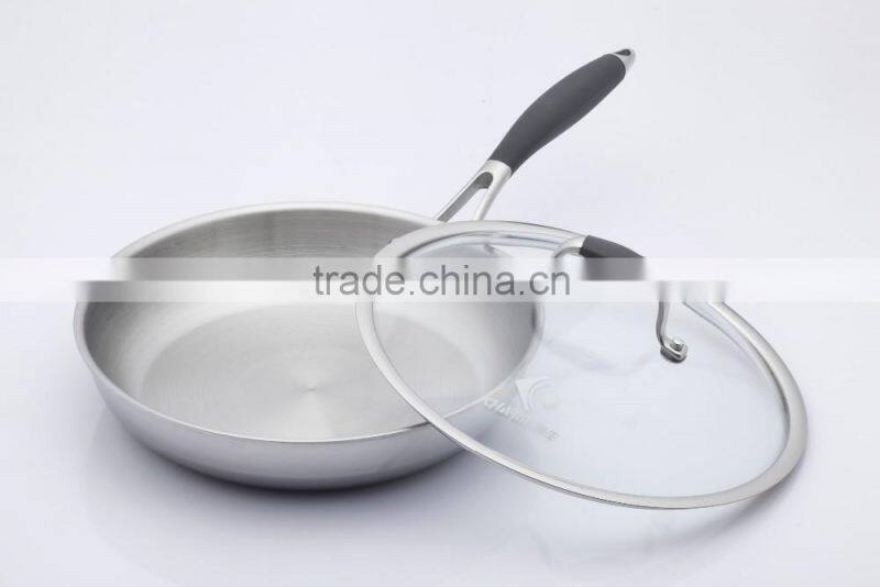 Charms Induction bottom Stainless Steel No oil induction pan