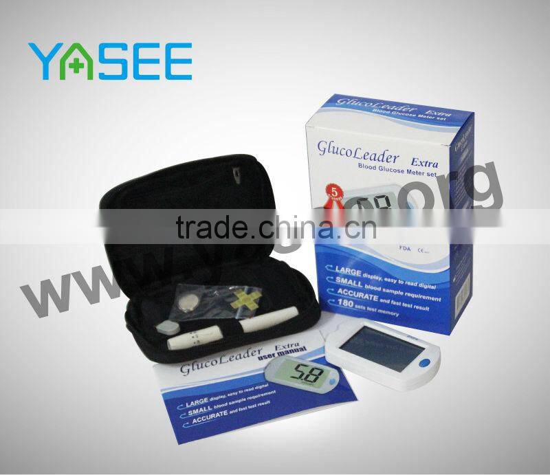OEM order Large screen one key operation new blood glucose meter Extra