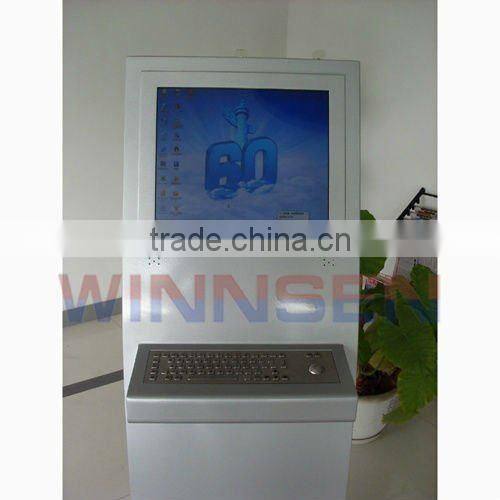 Internet kiosk for shopping mall supermarket airport