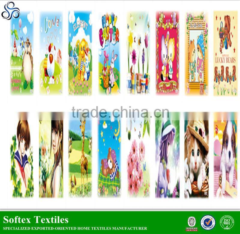 Polyester hand towel,high quality cheap microfiber transfer printing small square towel