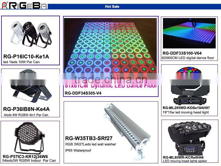 2015 newest 9*3w and 1*30w high power cheap stage light led par light