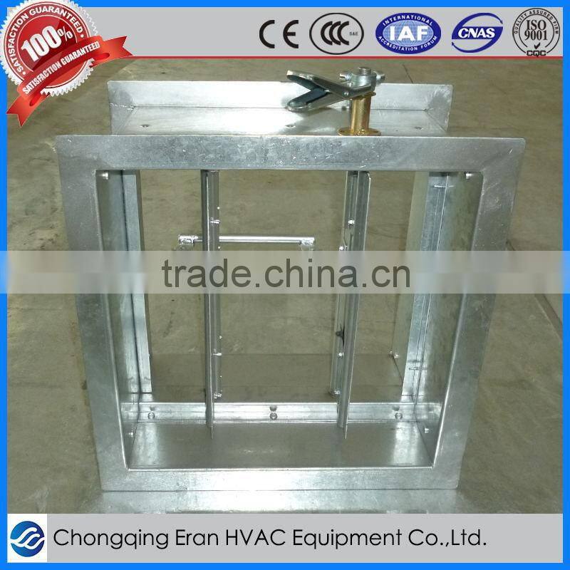 Galvanized steel Leafy Air Volume Control Damper for HVAC Systems