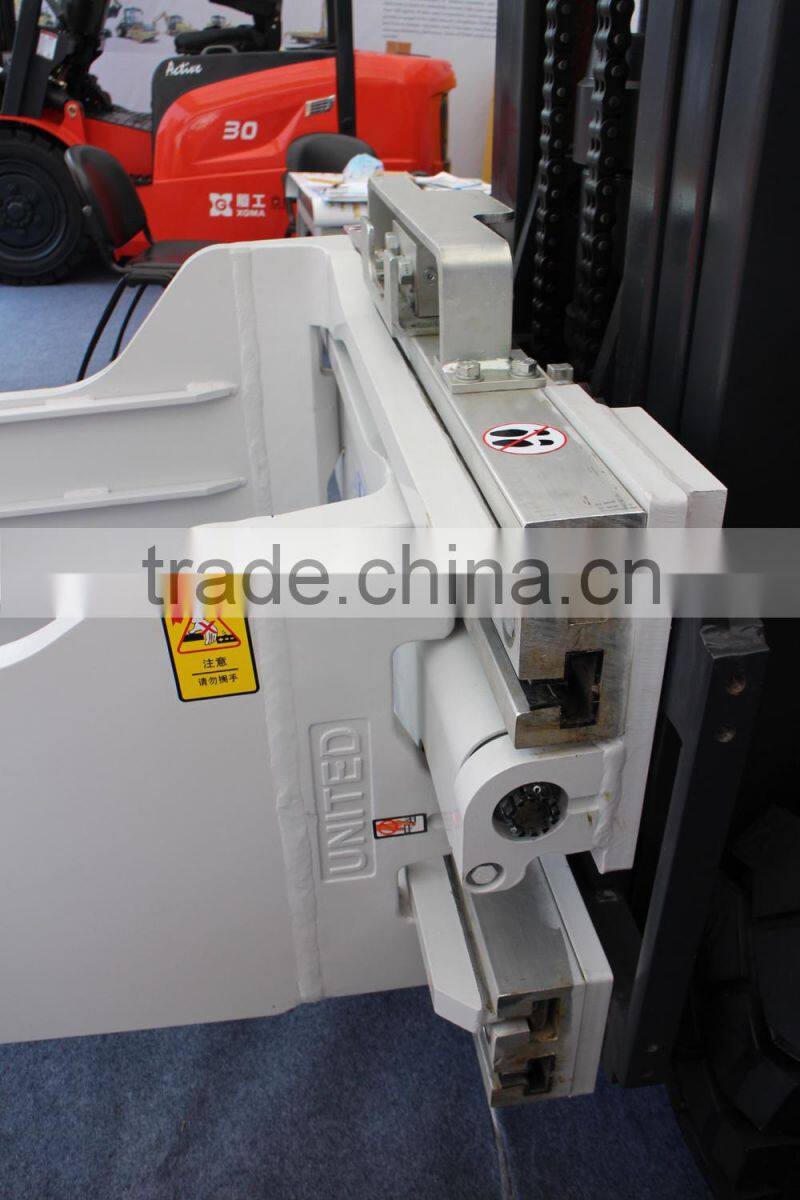 forklift sideshifting bale clamp