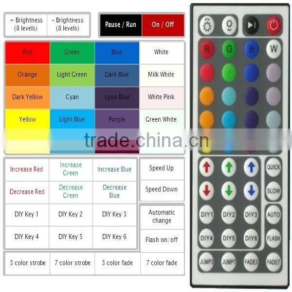 DC12V IR 44 key controller ir remote controller for led strip