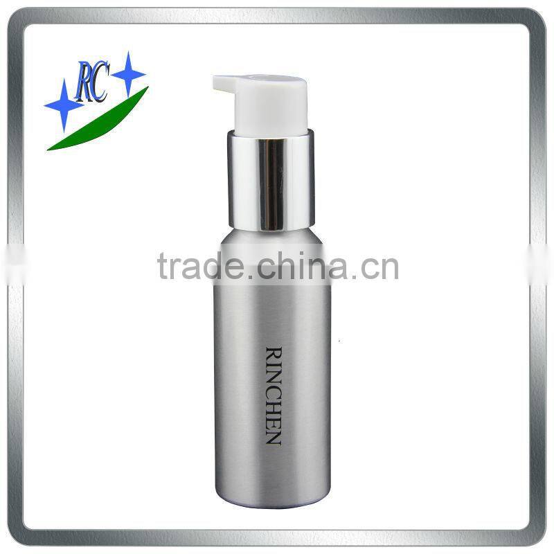 50ml silver aluminum bottle for shampoo