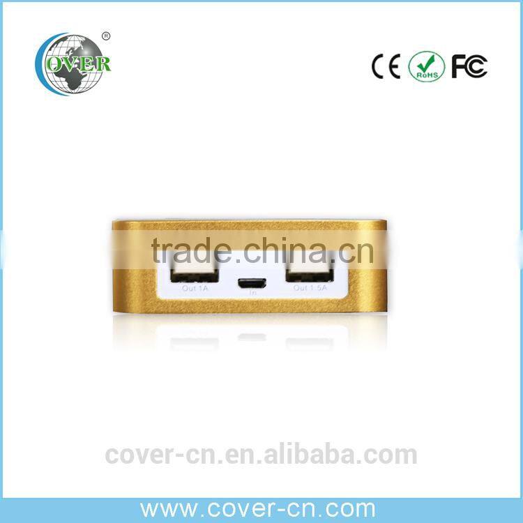 Double Micro USB Output External Battery Charger For Cellephone/Tablet etc.