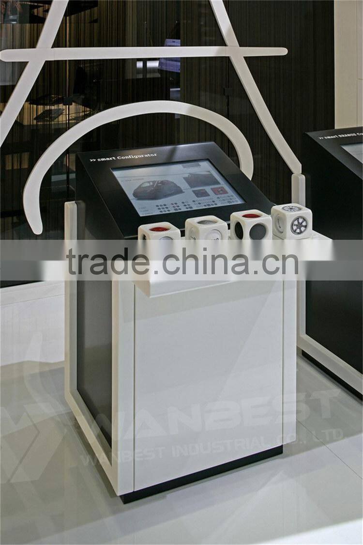 Cost price useful exhibition counter height folding table