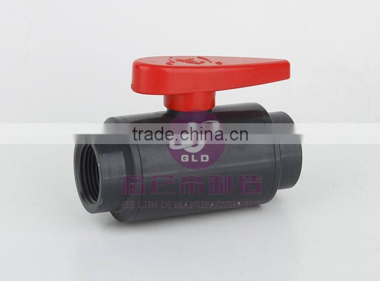 GLD competitive price plastic ball valve/plastic union ball valve/plastic butterfly valve