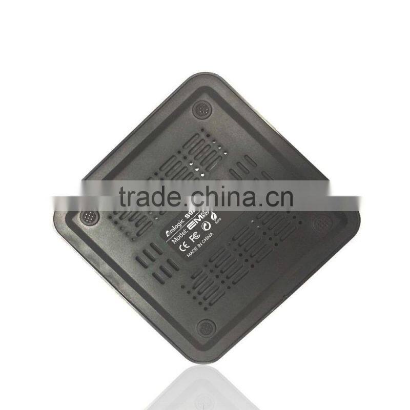 Factory box Amlogic S905 quad core 5.1 lollipop s905 tv box EM95 KODI media player